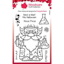 Woodware Clear Singles Professor Gnome 4 in x 6 in Stamp Set - Craftywaftyshop