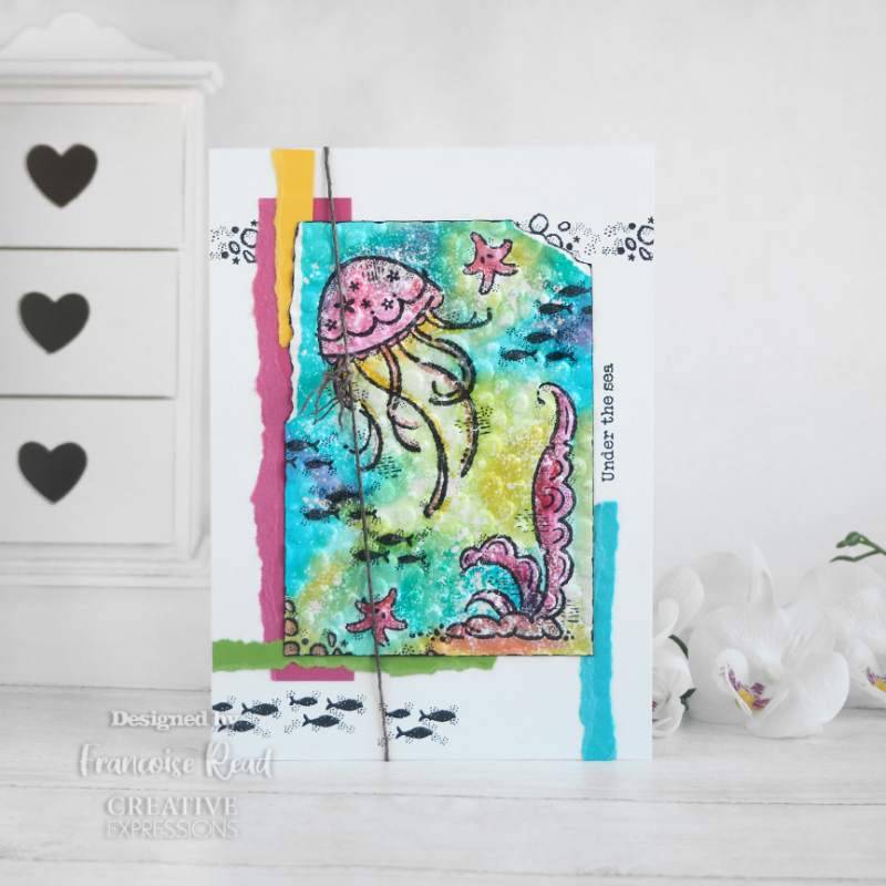 Woodware Clear Singles Under The Sea 4 in x 6 in Stamp by Creative Exp ...