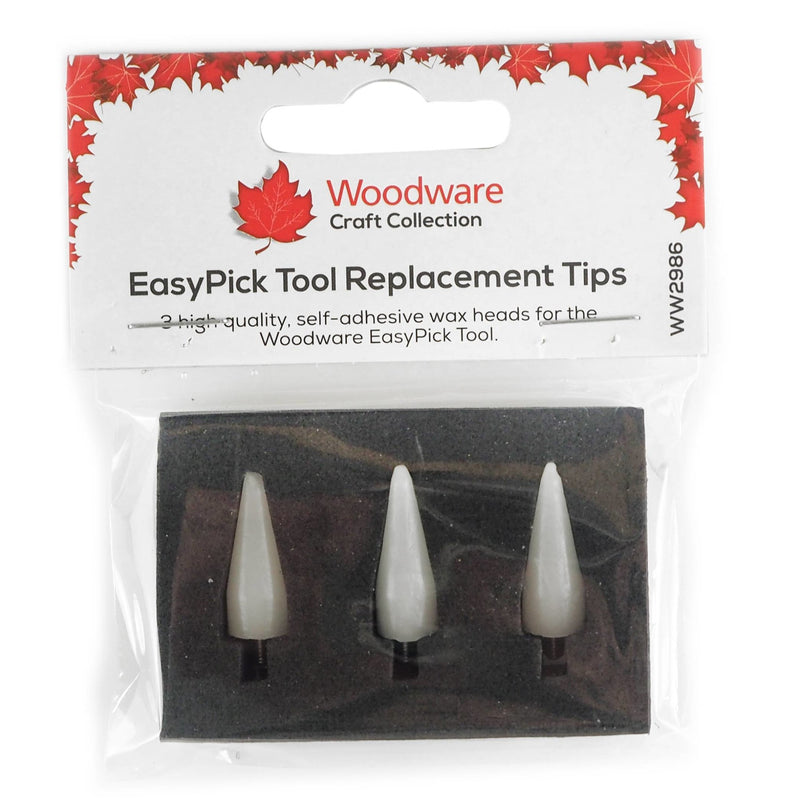 Woodware EasyPick Replacement Tips Pk 3 by Creative Expressions - Craftywaftyshop