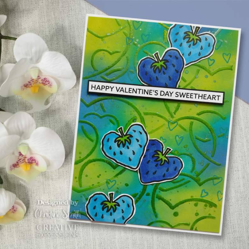 Wordies Sentiment Sheets – Be My Valentine Pk 4 6 in x 8 in by Creative Expressions - Craftywaftyshop