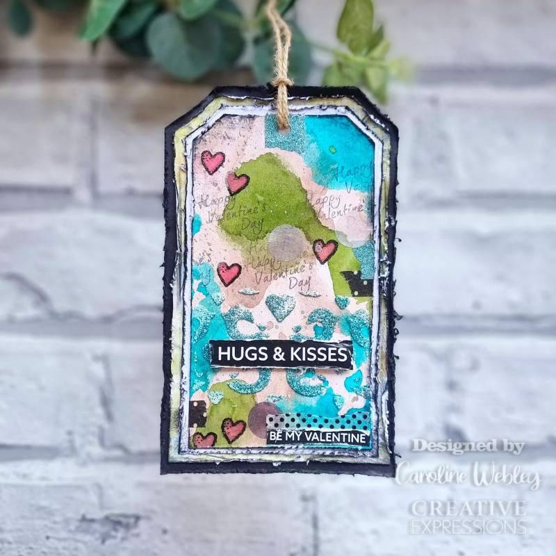 Wordies Sentiment Sheets – Be My Valentine Pk 4 6 in x 8 in by Creative Expressions - Craftywaftyshop